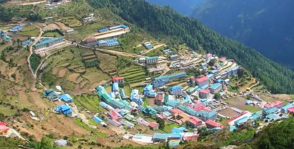 Namche Bazaar Of Everest Panorama Trek