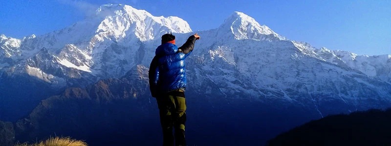 Nepal Backpacker Travel Image