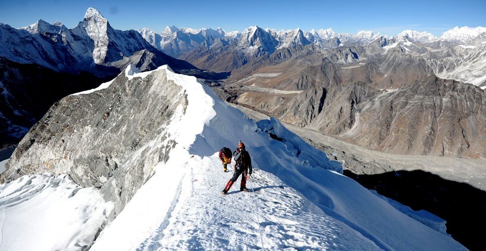 Top Of The Lobuche Peak