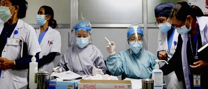 Nurses For COVID 19 And Vaccion In Nepal