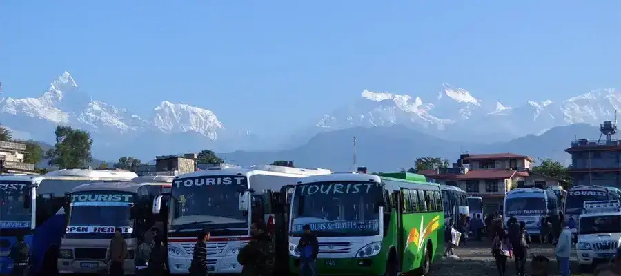 Tourist Travel Area In Nepal With Guided And Vehicle Pokhara