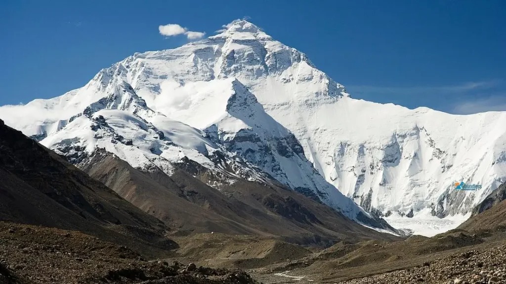 Everest North Face View From Base Camp Tibet