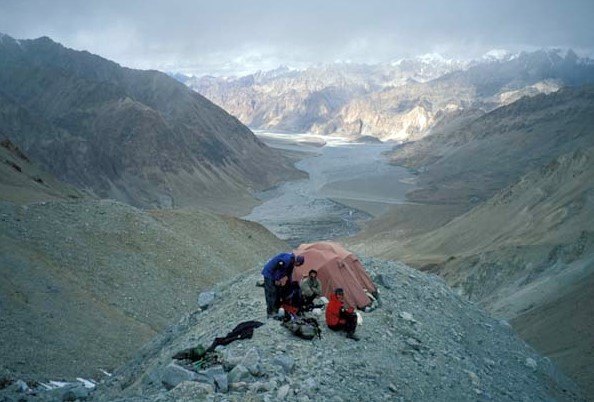 Trekkers Enjoying Camping On K2 Region